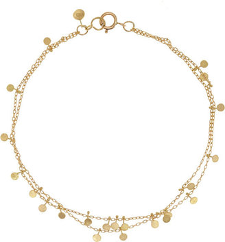 SIA Taylor Gold Tiniest Dots Double Chain Bracelet
