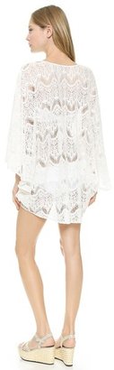 Alice + Olivia Violet Lace Cover Up Top
