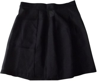 D&G 1024 D&G Black Polyester Skirt