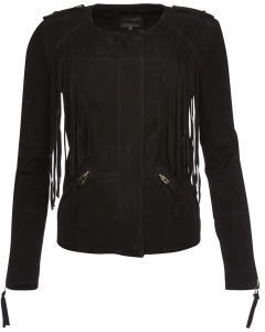 Gestuz Women's Avril Leather Jacket Black