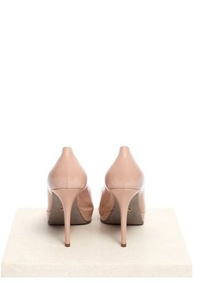 Nobrand Pointed-toe patent-leather pumps