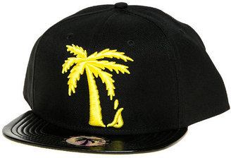 Blvd The Tree Schooler Snapback Hat in Black & Yellow