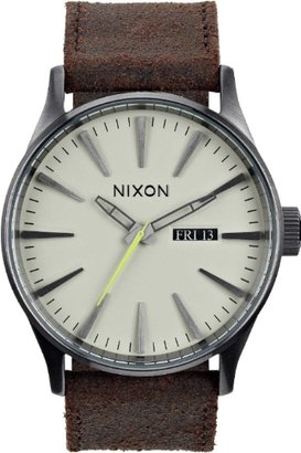 Nixon Gents Sentry Leather Watch A105-1388