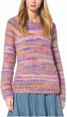 Michael Kors Collection Space-Dyed Mohair Crewneck Sweater