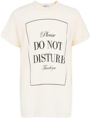 Wildfox Couture Please Do Not Disturb Tee