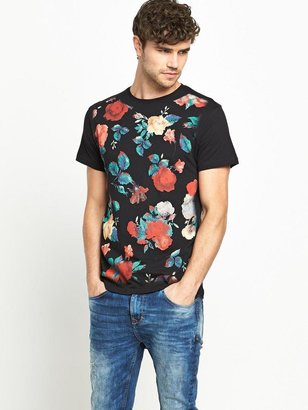Goodsouls Mens All Over Floral T-shirt