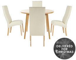 Camilla And Marc Primo 100 Cm Round Table And 4 Buckingham Chairs