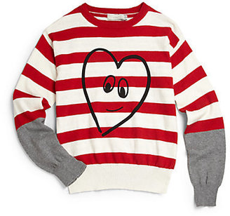 Stella McCartney Kids Girl's Cotton & Cashmere Sweater