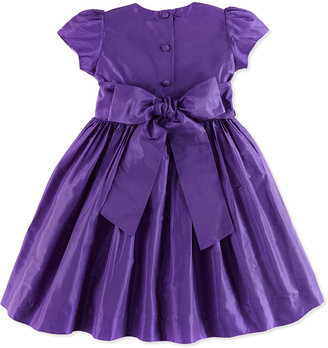 Oscar de la Renta Taffeta Party Dress, Violet, Girls' 2Y-10Y
