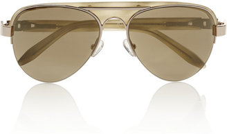 Alexander Wang Aviator-style metal sunglasses