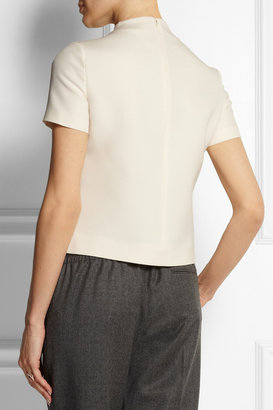 Valentino Wool and silk-blend top