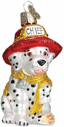 Old World Christmas Dalmatian Pup Glass Blown Ornament