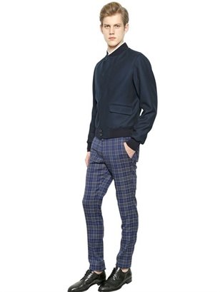 Alexander McQueen Check Tartan Cool Wool Trousers