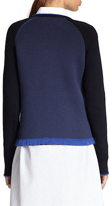 J.W.Anderson Layered Mohair-Detail Sweater
