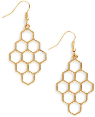 MuchTooMuch Honeycomb Away with Me Earrings