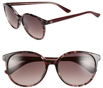 Gucci 55mm Retro Sunglasses