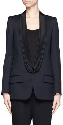 Triple shawl lapel tuxedo jacket