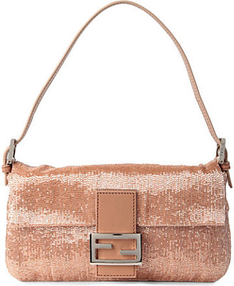 Fendi Baguette embellished shoulder bag