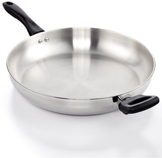 Martha Stewart CLOSEOUT! Collection 12.5" Stainless Steel Fry Pan