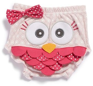 Baby Aspen 'Whoo's the Cutest?' Owl Bloomers (Baby Girls)