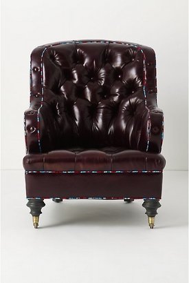 Anthropologie Lunet Chair, Amethyst Leather