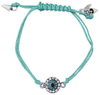 Rachel Roy Thread Crystal Charm Bracelet