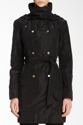 Ellen Tracy Hooded Raincoat