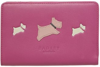 Radley Triple jump pink medium zip around purse
