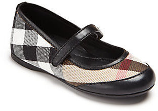 Burberry Toddler's Check Mary Janes