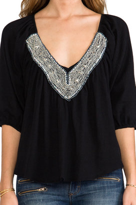 T-Bags 2073 T-Bags LosAngeles Embellished Long Sleeve Top