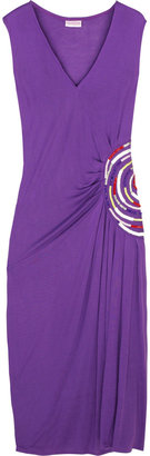 Tara Matthews Jersey sequin-embellished dress