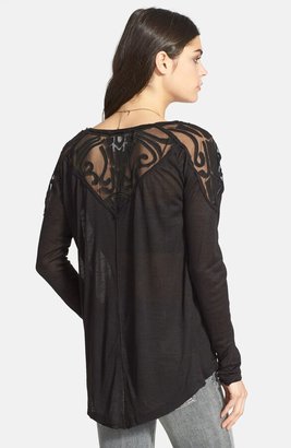 Free People 'Gatsby' Embroidered Tee