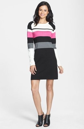 Eliza J Stripe Sweater Dress