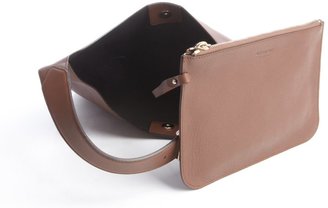 Givenchy Light Brown Leather Belt Strap Shoulder Bag And Pouchette