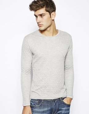 Selected Lightweight Sweatshirt - Light grey melange
