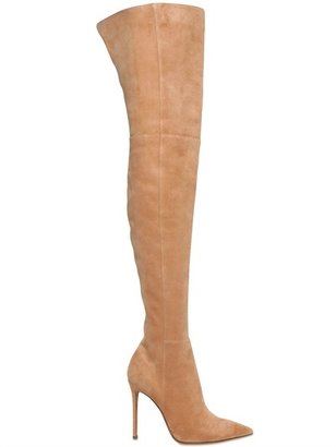 Gianvito Rossi 100mm Suede Over The Knee Boots