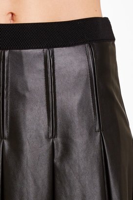 Catherine Malandrino Yellow Label Catrin Faux Leather Skirt