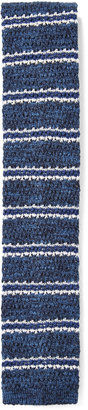 Luca Roda Knit Stripe Square Tie