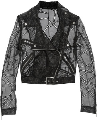 Christopher Kane Organza biker jacket