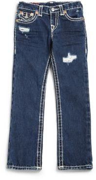 True Religion Boy's Jack Slim-Fitting "Super T" Jeans
