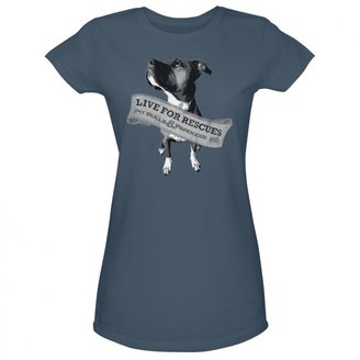 Discovery Pit Bulls & Parolees Live For Rescues Women's T-Shirt - Blue