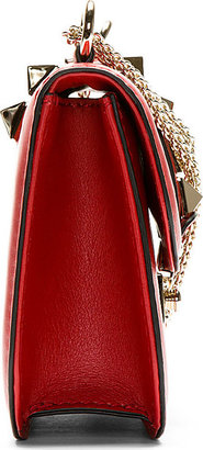 RED Valentino Valentino Red Leather Rubin Shoulder Strap