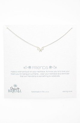 Dogeared 'Friends - Bow' Pendant Necklace (Nordstrom Exclusive)