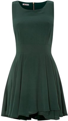 Wal G Wal-G Round neck fit and flare dress
