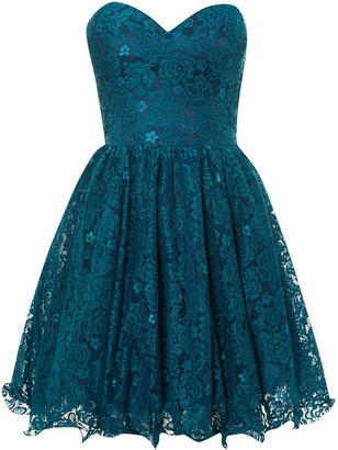 House of Fraser Chi Chi London Lace Bandeau Party Dress