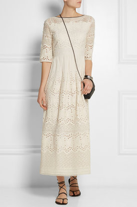 Hampton Sun Talitha Broderie anglaise cotton maxi dress