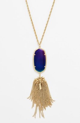 Kendra Scott 'Rayne' Stone Tassel Pendant Necklace