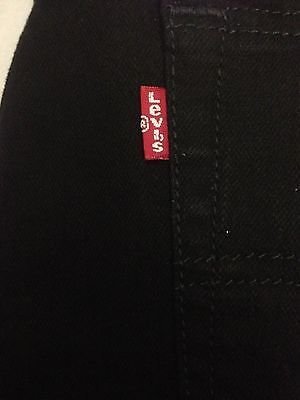 Levi's 514 Straight Fit Jeans (Black)  #514-0211 NWT