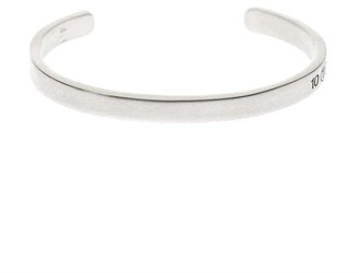 Maison Martin Margiela 7812 MAISON MARTIN MARGIELA Logo-engraved sterling-silver cuff