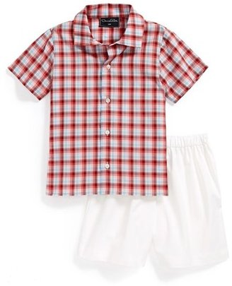 Oscar de la Renta Woven Shirt and Shorts (Baby Boys)
